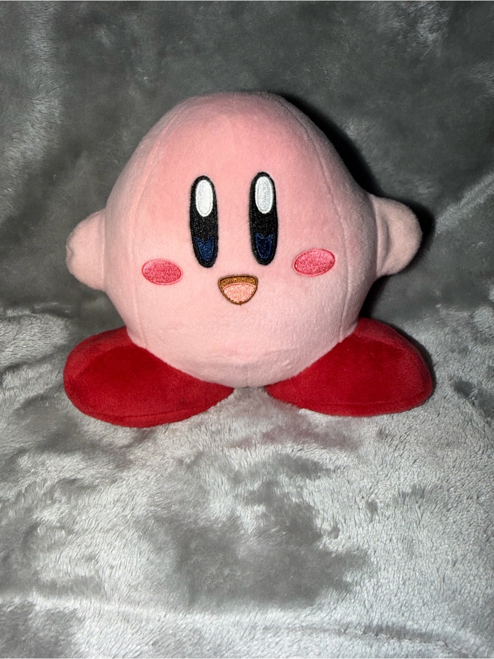 Nintendo Kirby Adventure Open Mouth Standing Plush Pink Plush 5” San-ei